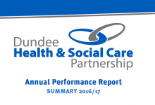 Performance summary image - DHSCP logo and title